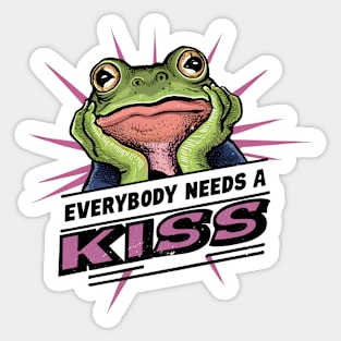 Everybody Needs a Kiss Sticker
